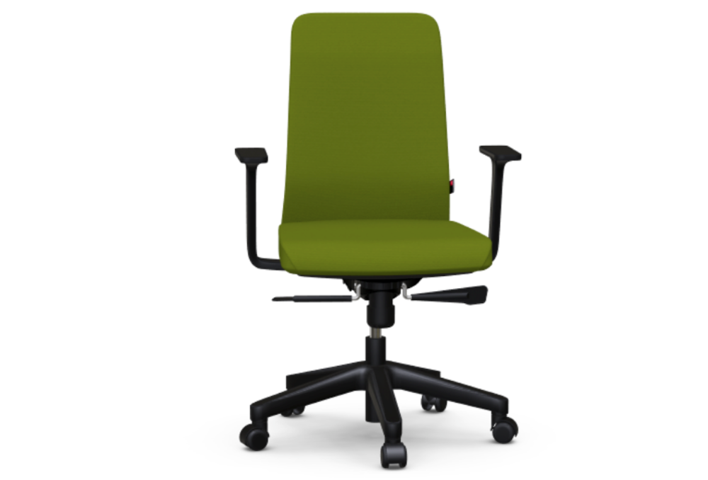 Κάθισμα Εργασίας Dromeas One 62X48X92/106, Επένδυση σε Έδρα και Πλάτη Ύφασμα Πράσινο