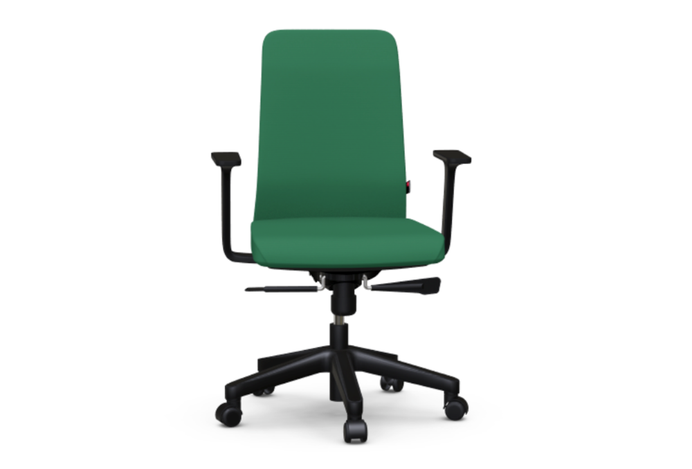 Κάθισμα Εργασίας Dromeas One 62X48X92/106, Επένδυση σε Έδρα και Πλάτη Ύφασμα Tύπος 3 Πράσινο